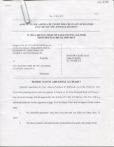 Village of Lake Bluff Reply Memorandum